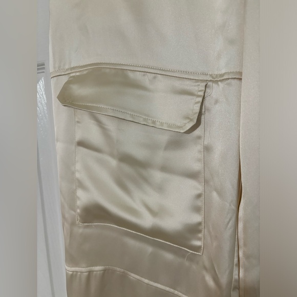 Satin Cargo Pants - Picture 3 of 6